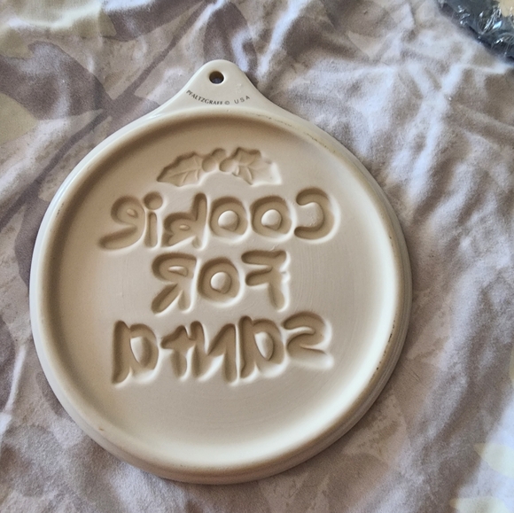 NOT FOR SALE PFALTZGRAFF TEA ROSE COOKIE PRESS CHRISTMAS - Picture 2 of 2